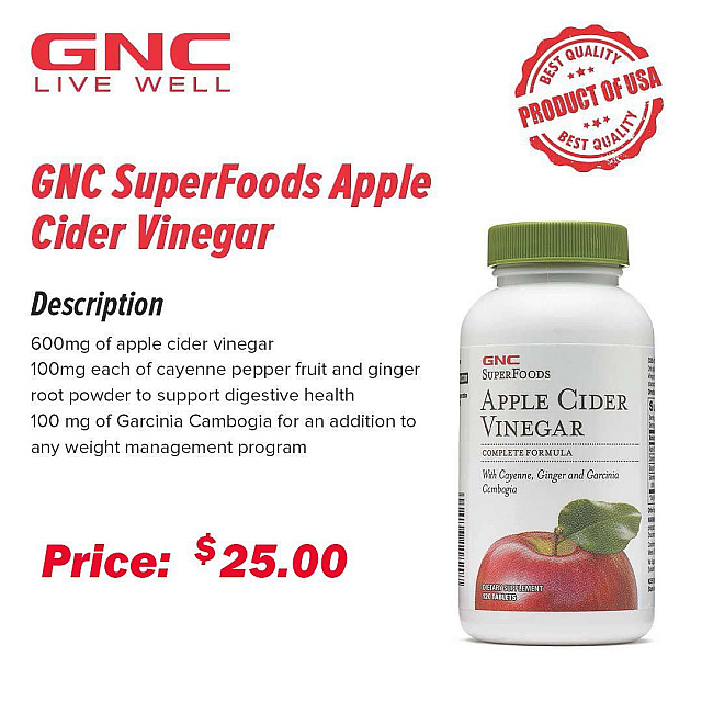 GNC SuperFoods Apple Cider Vinegar